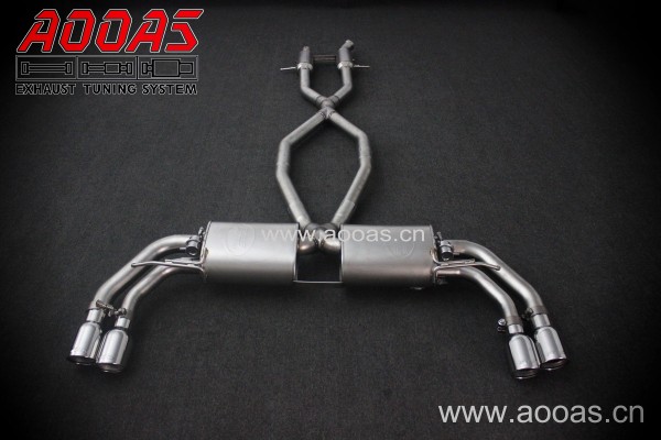 Mercedes Benz ML300 ML350 With B Design Bumper All SS304 / Valvetronic Catback System